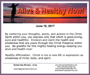 Healthy Affirmations