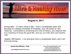affirmations for healthy living
