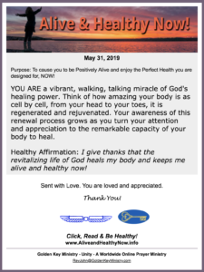 Alive and Healthy Now